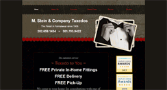 Desktop Screenshot of msteintuxedos.com